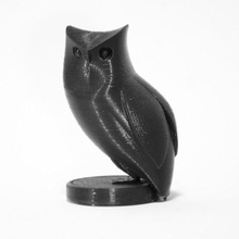 owl sculpture art 3d print model - Mito3D