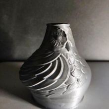 chouette vase la maison pot owl nice brique pierre médiévale déco de fleur mur amphore vintage 3d print model - Mito3D