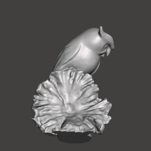 baykuşlar baykuş Sanat hayvan kuş 3D print model - Mito3D
