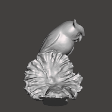 búhos búho Arte animal pájaro 3d print model - Mito3D
