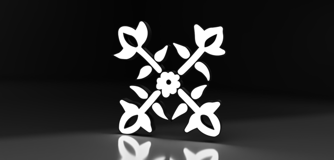 öküz yayı Led logo namel 3d print model - Mito3D