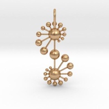 oxfordshire cc pendant jewelry crop circle pendulous 3d print model - Mito3D