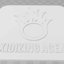 Oxidationsmittel signage Kunst Anzeichen logos sign 3d print model - Mito3D