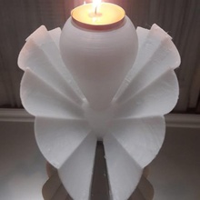 ostras amor casa de la vela lámpara araña interior el arte luz vela-titular 3d print model - Mito3D