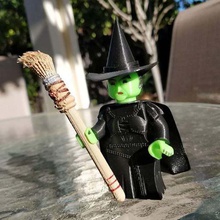 oz - wicked witch 2x art broom broomstick wizard models 3d print model - Mito3D