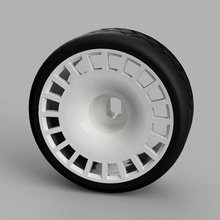 oz rally racing wheel wltoys k989 k969 game mini-z rcdrift k9x9 miniz scale tire 1 24 28 3d print model - Mito3D