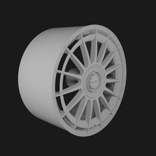 oz superturismo aero rims 1 24 art tamiya aoshima car model kit wheels 3d print model - Mito3D