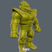 ozaru facile Stampa assemblaggio anime cartone animato vegeta greatape figura modello scultura Drago palla supporto z dbz manica 3d print model - Mito3D