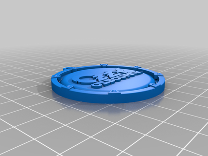 ozzy Osbourne madalyon anahtarlık Aksesuarlar 3d print model - Mito3D