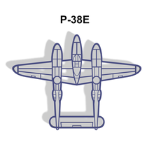 p 38e duvar Sanat uçak savaş fırtınası ww2 havacılık hava Amerika Birleşik Devletleri Almanya p38 Kuvvetleri dövüşçü jet dekorasyon mühendislik 3d print model - Mito3D