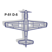 p-51 d-5 wall art tool mustang p51 fighter bomber ww2 airforce usa decoration airplane aviation warthunder 3d print model - Mito3D