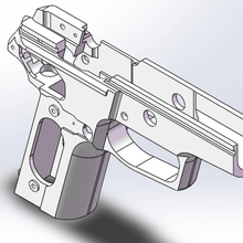 p228 pistola cuadro herramienta sigp228 sig equipo diapositiva apretón 3d print model - Mito3D