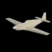 p51 mustang p51b-5 na juego warbird plano de juguete avions 3d print model - Mito3D