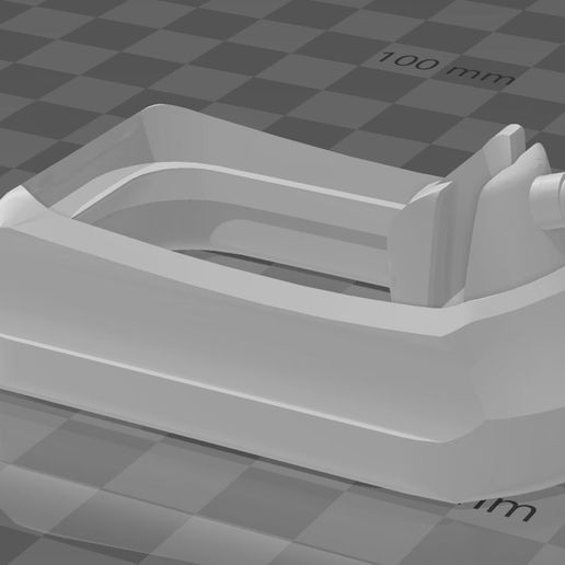 p80 g19 glock Magwell modded poli po0lymer polymer80 3D print model - Mito3D