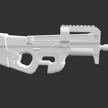 p90 fortnite game play cool weapon 3d print model - Mito3D