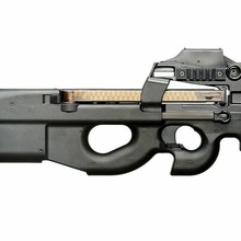 p90 real gun 3d print model - Mito3D