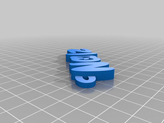 pa ma schlüsselring angepasst schlüsselanhänger schmuck 3d print model - Mito3D