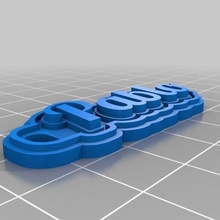 pablo jewelry customized keychains 3d print model - Mito3D