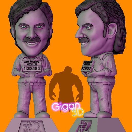 pablo emilio escobar gaviria elpatron narcos funko 3D print model - Mito3D