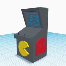 pac-man arcade machine - bollard terminal pac man pacman mario sonic space inaders mchine game figurine arch buttons controller joystick fun amazing beautiful nice little amoung us fortnite star wars cults 3d mini animal toy low poly math art computer science year digital 3d print model - Mito3D