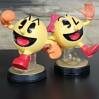 pac-man figure collection - ms amiibo figures nintendo switch smash ultimate super bros toy game toys playset accessories 3d print model - Mito3D