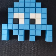 pac adam Pacman heykelcik mozaik hediye 3d print model - Mito3D