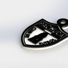 pachuca key ring 3d print model - Mito3D