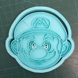 pack 12 super mario bros cookie cutters cookies birthday kitchen cutter nintendo 3d print model - Mito3D