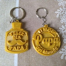 pack 3 father's day key rings 3d print model - Mito3D