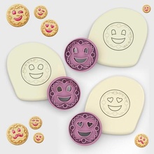 pack 3 sonrisas - bagley cookie cutter argentinean dough clay series 5cm sharp cookies masitas argentina printable cakes 3d print dining cookiecutter markers 3dprint kitchen biscuit plate household house gingerbread ginger bread fondant smiles chocolates merengades oreo 3d print model - Mito3D