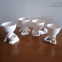 pack 5 robert pots drainage 3d print model - Mito3D
