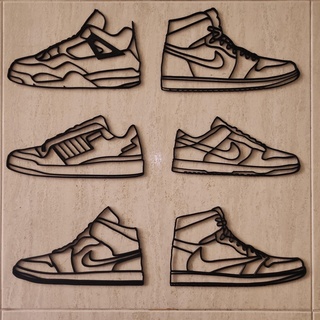 pack 6 sneakers 3d print model - Mito3D