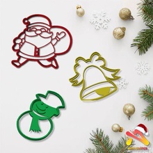 paquete 9 Navidad Galleta cortador santo galletas Papa Noel claus claustro 3d print model - Mito3D