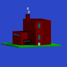 pack de 9 voxel maisons l'architecture les voxels mega maison art low poly 3d print model - Mito3D