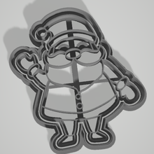 paketlemek Noel Baba neşe kurabiye kesici kesme kitle aziz baba 3d print model - Mito3D