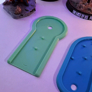 pack courts 1-2-3 mini golf - minigolf track hole grass boardgame game board 3d print model - Mito3D