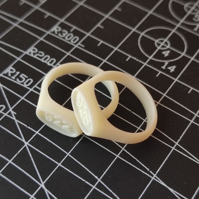 pacco de anillos cruz cafun 922 928 of cafune anelli squillare anillo rap isole canarie tenerife croci 3d print model - Mito3D