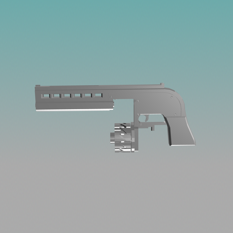 pack 2 magnum cal38 22 corto tiempo gadget armas de fuego 3D print model - Mito3D
