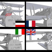 offre pack 4x3 guerre avions offrir avion chasse 1ère mondiale 3d print model - Mito3D