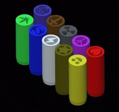 Pack Rauchen Filter wiederverwendbar Mundstücke Gras 3d print model - Mito3D