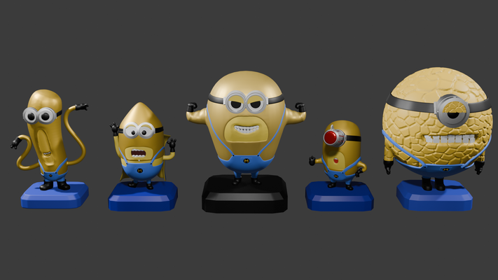 paketlemek x5 mega minyonlar mi villano favori 4 oyun 3dprinting megaminyon despicable me lazer kölesi rock minyonu uçan köle güçlü elastik minion 3dmodel koleksiyon çizgi film karakterleri yüksek kaliteli model easytoprint kendin yap projeleri 3dprintedminion teknoloji gadget 39 ları yapımcı topluluğu minyon hayran eşsiz tasarım malı 3d print model - Mito3D