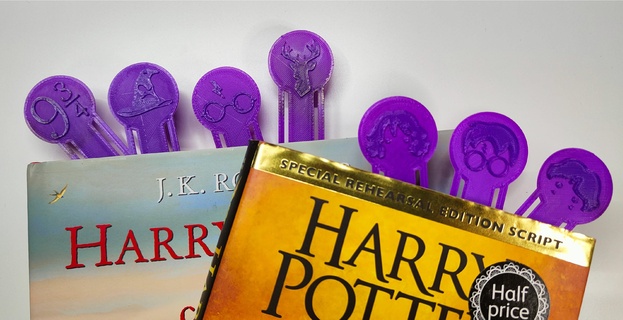 paketlemek 7 çarşaf ayırıcı Harry çömlekçi yer imleri imi kitap hp Hermione ROM sıralama şapka patron 3d print model - Mito3D