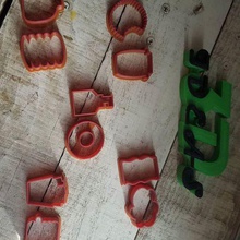 Paket 5 Sevgililer kesiciler ev ikilisi Günü kurabiye 3d print model - Mito3D