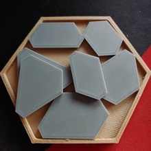 Imballaggio puzzle forme gioco difficile cervello teaser blocchi arte contemporaneo 3d print model - Mito3D