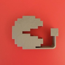 pacman adhesive tape dispenser gadget holder office 3d print model - Mito3D