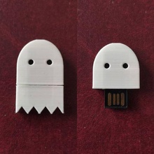 pacman fantasma Pen drive Flash custome cobrir bainha USB 3d print model - Mito3D