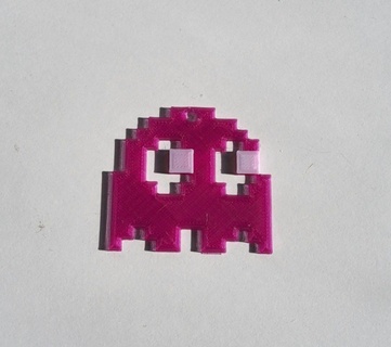 Pacman kolye anahtarlık hızlı Yazdır küpe anahtar yüzükler pac man Comecocos hayalet nintendo mücevher Tamamlayıcı Parti hediye 3d print model - Mito3D
