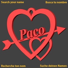 Paco cœur Cupidon l'amour amour Saint Valentin jch saint valentin amoureux in journée 3d print model - Mito3D