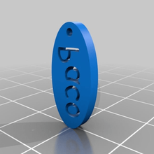 paco keyboard jewelry keychains 3d print model - Mito3D