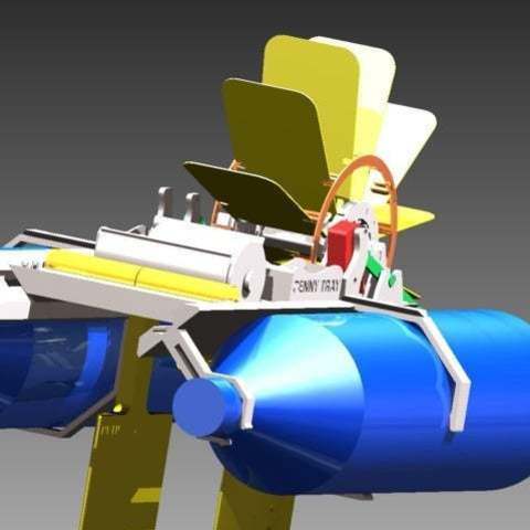 bote de remo juego vehículos tvy madre vapor la ciencia escuela media makeitfloat ingeniería flotabilidad barco 3D print model - Mito3D